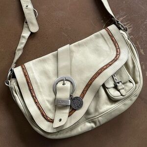 CHRISTIAN DIOR by JOHN GALLIANO leather gaucho saddle bag